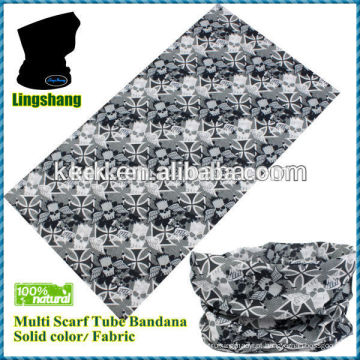 LSB173 Ningbo Lingshang 100% poliéster Bandana Tubular sem costura personalizada, protetor facial